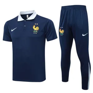 Traje de entrenamiento POLO 2024/25 de la selección nacional francesa + pantalones - azul