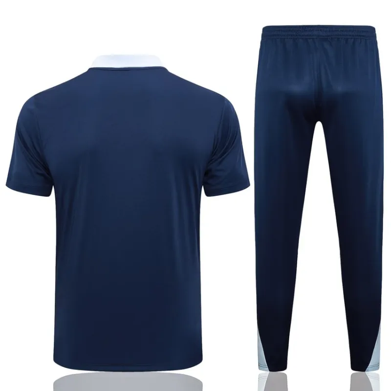 Tenue de entraînement POLO 2024/25 de l'équipe nationale française + pantalon - bleu