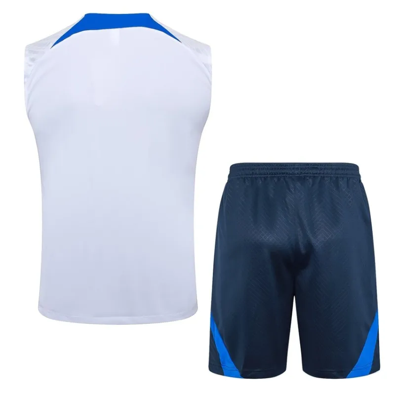 La giacca e i shorts della squadra nazionale francese per la stagione 2024/25 - bianco.