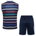 The French national team's 2024/25 vest and shorts - blue pattern.