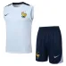 The French national team's 2024/25 vest and shorts - off-white.