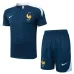 The training suit and shorts of the French national team for the 2024/25 season - blue.