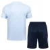 The training suit and shorts of the French national team for the 2024/25 season - off-white.