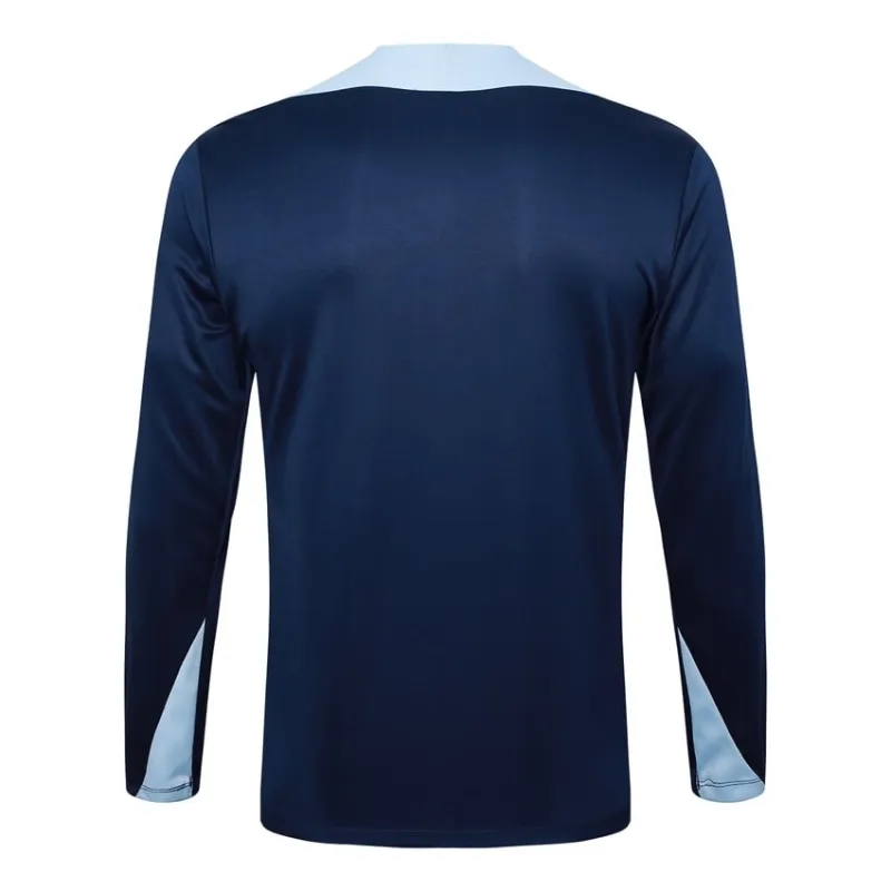 L'abito sportivo e i pantaloni della squadra nazionale francese 2024/25 - blu