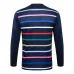 The sportswear and pants of the French national team for 2024/25 - with blue patterns.