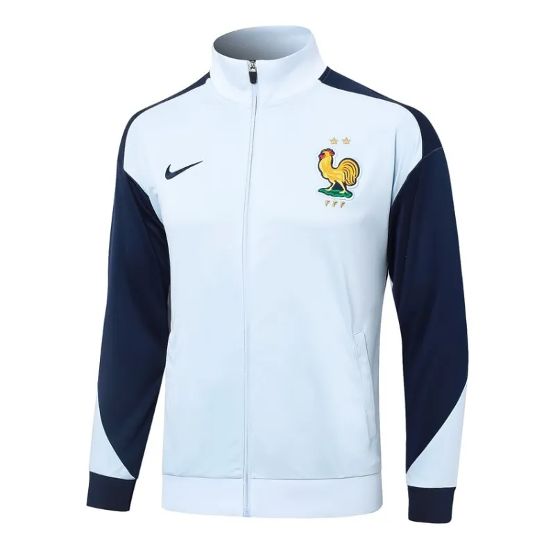 The French national team's 2024/25 sports jacket and pants - white