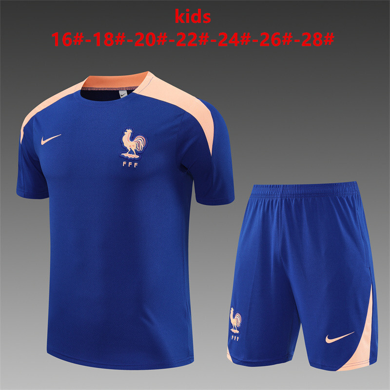 France 2025/26 Set Allenamento Bambino blu
