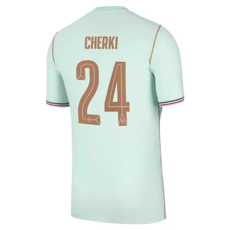 France CHERKI 2026/27 Away Kids Kit Green