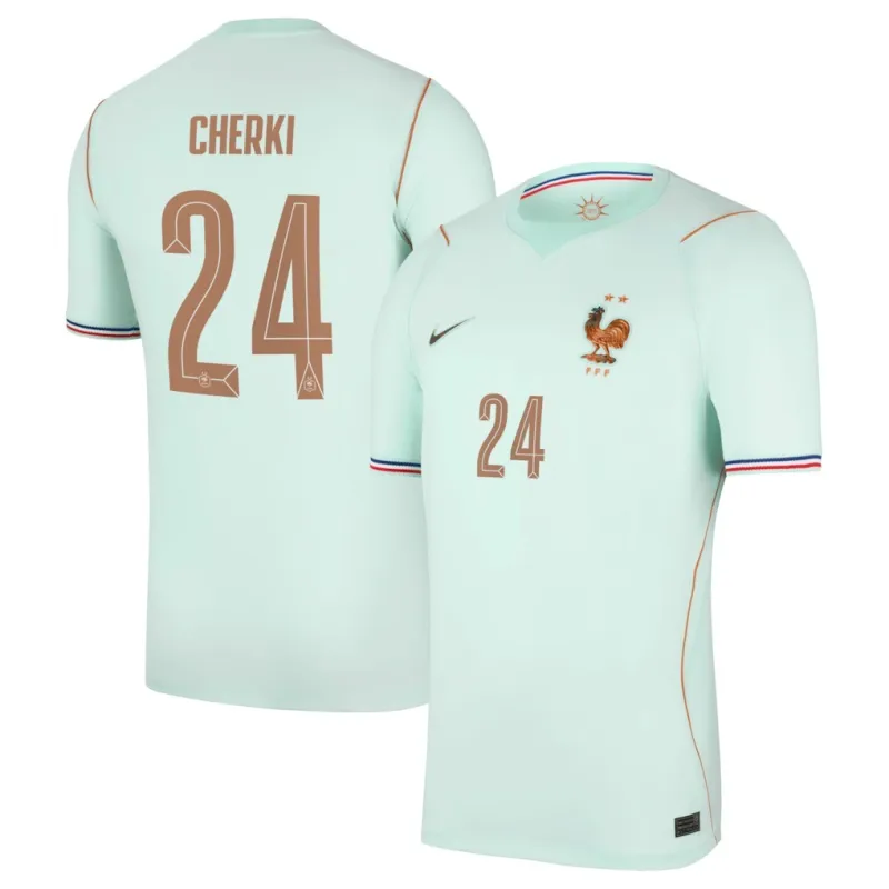 Maillot Extérieur France CHERKI 2026/27 Vert