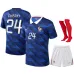 Frankreich CHERKI WM 2026 Kinder Heimtrikot Set blau