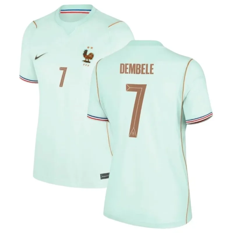 France DEMBELE 2026 World Cup women's away jersey green