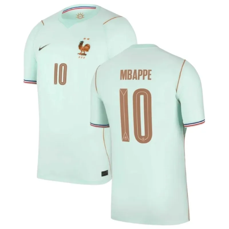 France MBAPPE 2026 World Cup away jersey green