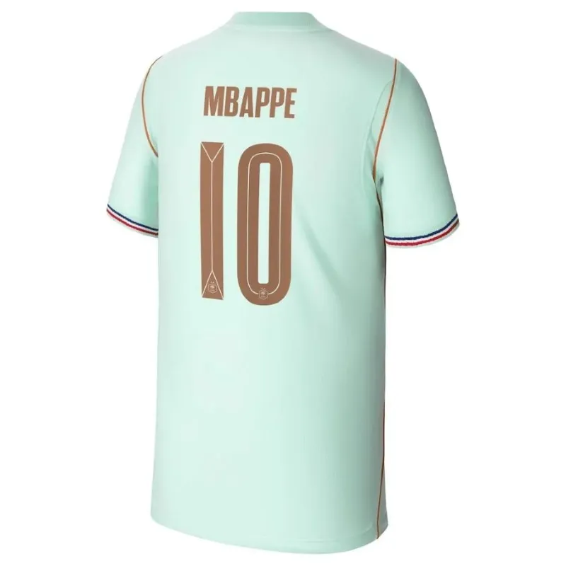 France MBAPPE 2026 World Cup kids away jersey set green