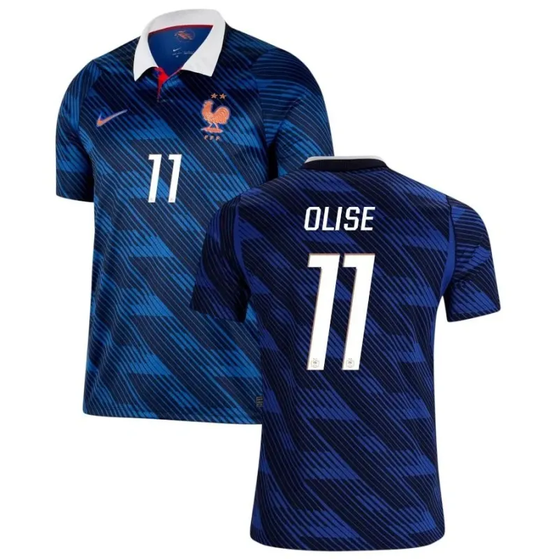France OLISE 2026 World Cup home jersey blue