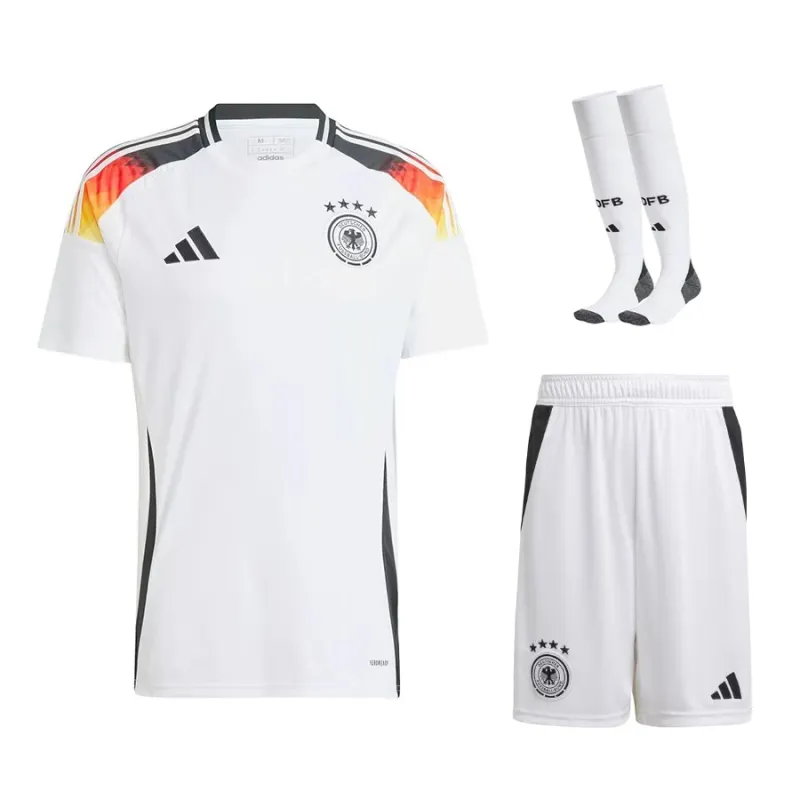 Il set di maglie per bambini della Germania 2024/25 in campo - Bianco