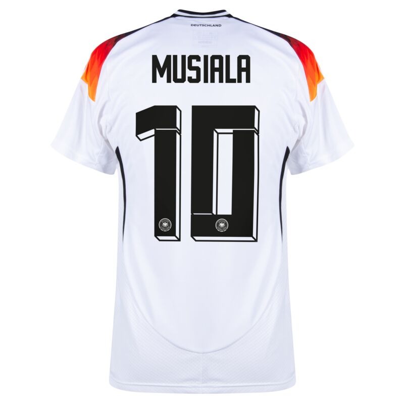 Il kit per bambini di casa di Jamal Musiala 2024/25 - Bianco
