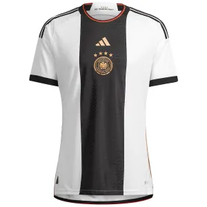 Le maillot de domicile en version joueur de l'Allemagne pour la Coupe du monde FIFA 2022 - Blanc