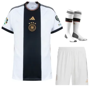Kit de maillot pour enfants de l'Allemagne lors de l'Euro 2024 à domicile - Blanc