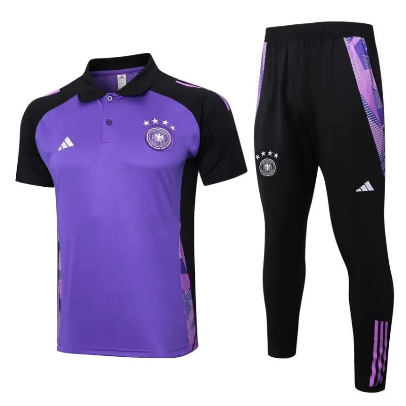 Deutsche 2024/25 POLO Sportbekleidung + Hosen - lila