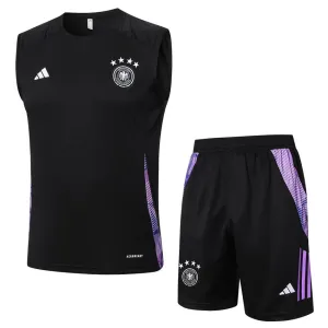 Deutsches 2024/25 Weste + Kurze Hose - Schwarz