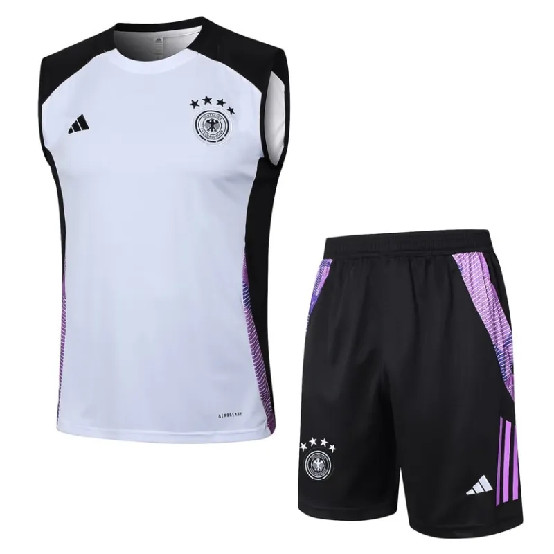 Deutsches 2024/25 Weste + Kurze Hose - Weiß