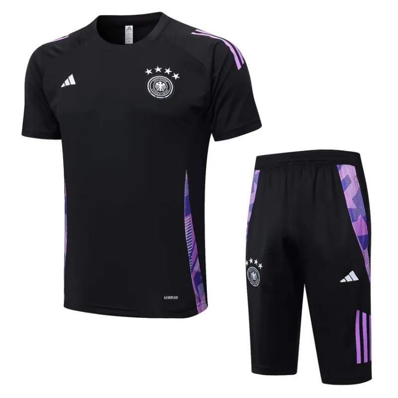 Costume d'allenamento + shorts della Germania 2024/25 - Nero