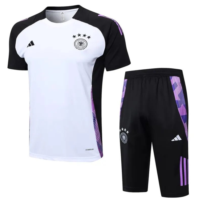 Deutsches 2024/25 Trainingsanzug + Kurze Hose - Weiß