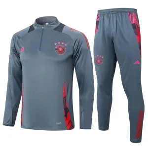 Abbigliamento sportivo + pantaloni della Germania 2024/25 - Grigio
