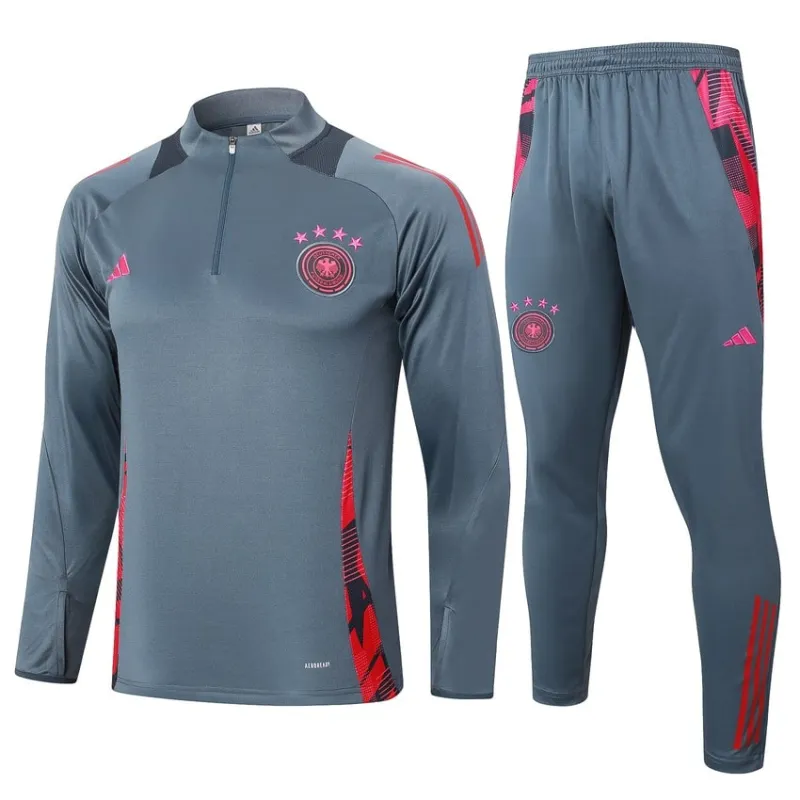 Vêtements de sport + pantalons de l'Allemagne 2024/25 - Gris
