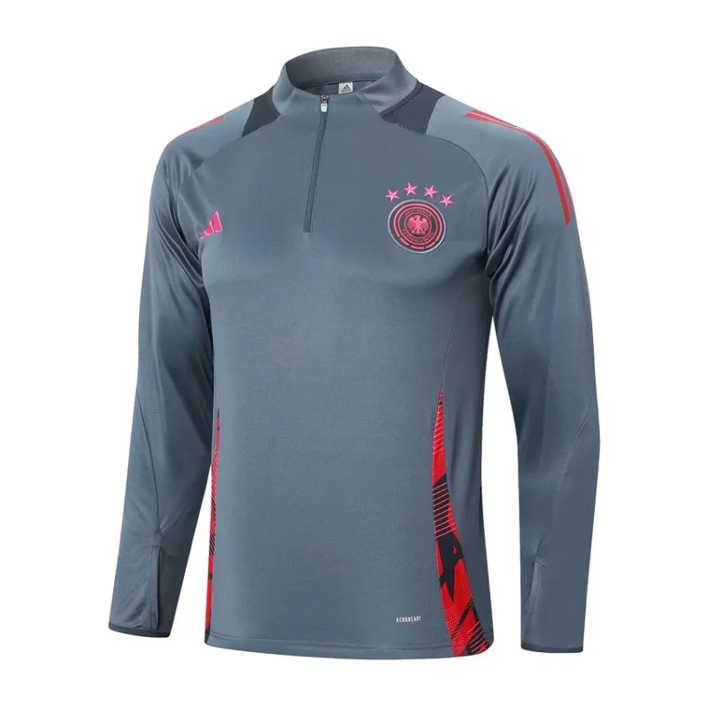 Vêtements de sport + pantalons de l'Allemagne 2024/25 - Gris