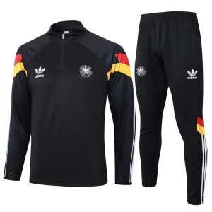 Abbigliamento sportivo + pantaloni della Germania 2024/25 - Nero scuro