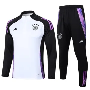 Abbigliamento sportivo + pantaloni della Germania 2024/25 - Bianco