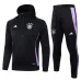 Germany's 2024/25 hooded sportswear + trousers - Black