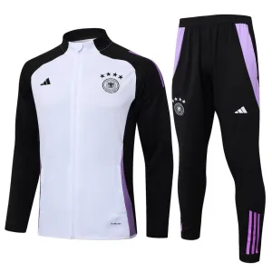 Veste de sport + pantalons de l'Allemagne 2024/25 - Blanc et Noir