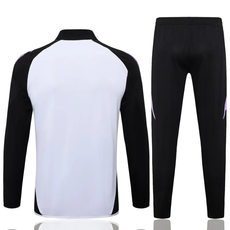 Chaqueta de deporte + pantalones de Alemania 2024/25 - Blanco y Negro