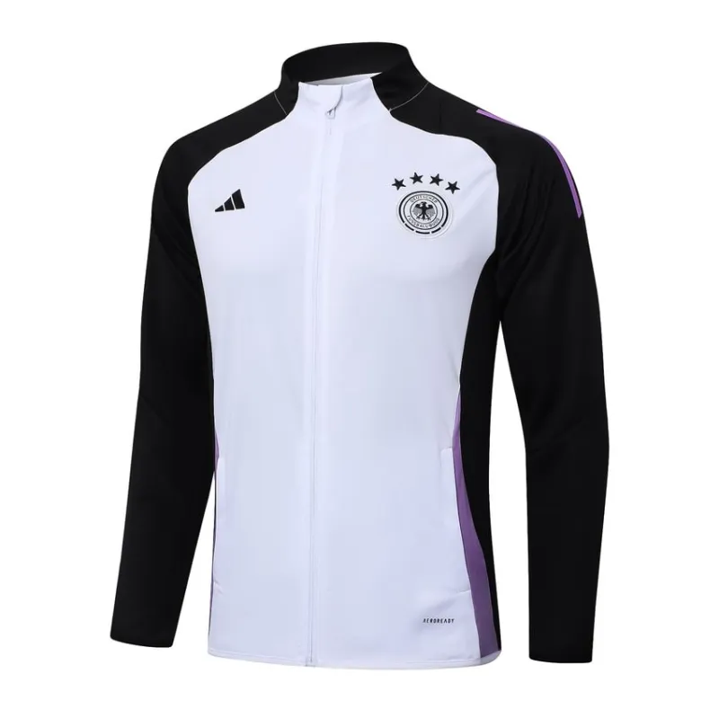 Chaqueta de deporte + pantalones de Alemania 2024/25 - Blanco y Negro