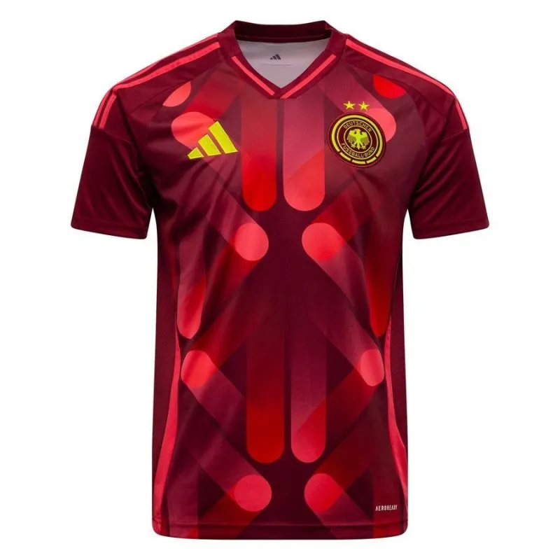 Maglia Fuori Casa Bambini Germania 2024 UEFA - Versione Tifoso - Rosso