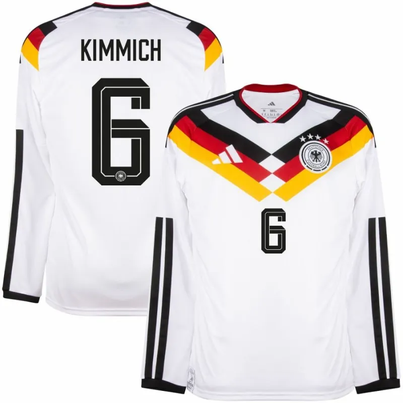 Germany KIMMICH 2026/27 Home Long Sleeve Jersey - White