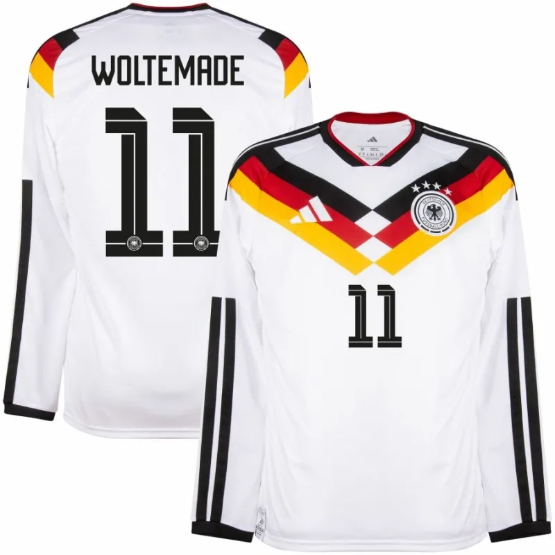 Alemania WOITEMADE 2026/27 Camiseta local de manga larga - Blanca