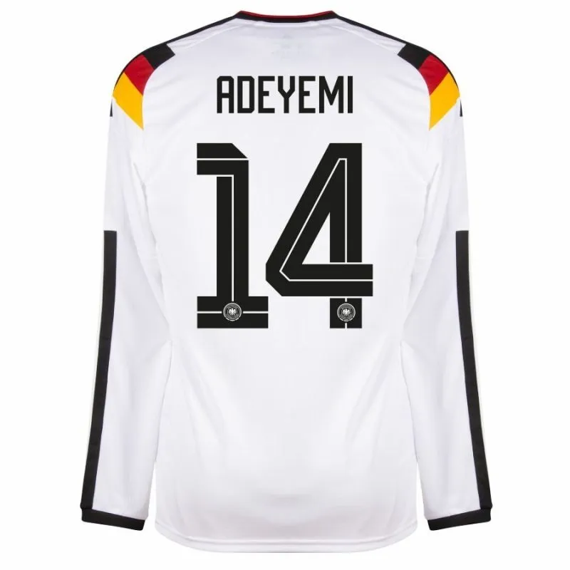 Alemania ADEYEMI 2026/27 Camiseta local de manga larga - Blanca
