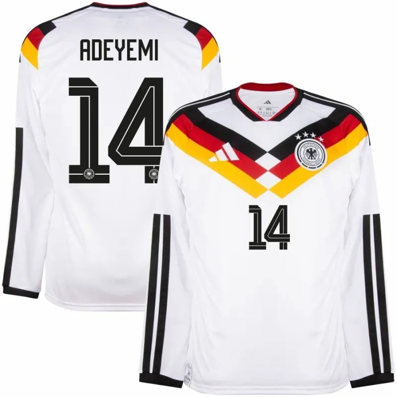 Alemania ADEYEMI 2026/27 Camiseta local de manga larga - Blanca