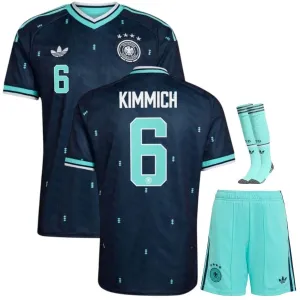 Deutschland KIMMICH 2026/27 Kinder Auswärtsset Blau