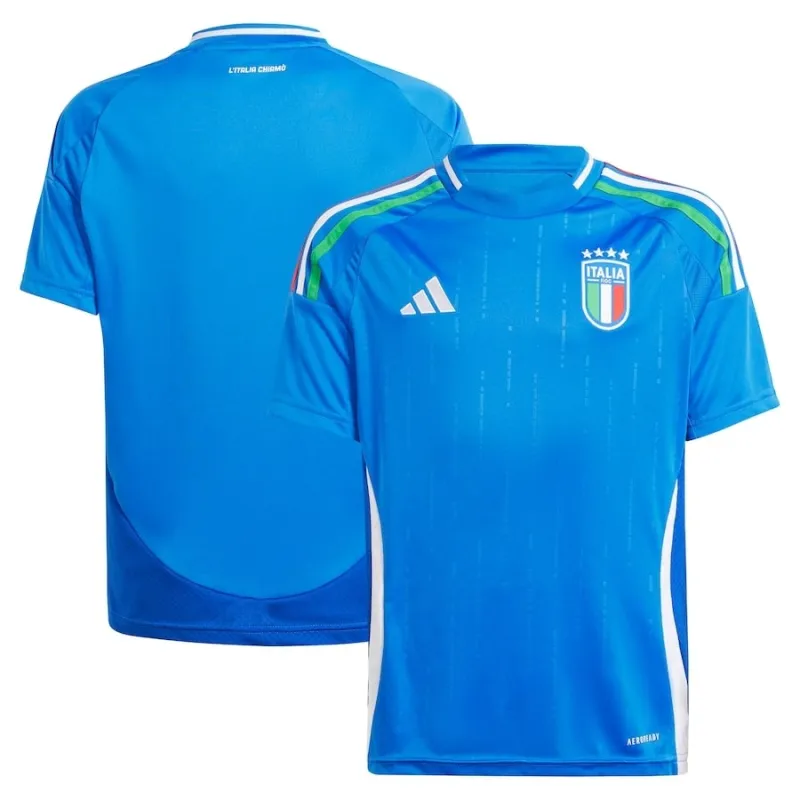 Italy's 2024/25 Home Kids' Jersey - Blue