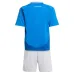 Italy's 2024/25 Home Children's Jersey Set - Blue