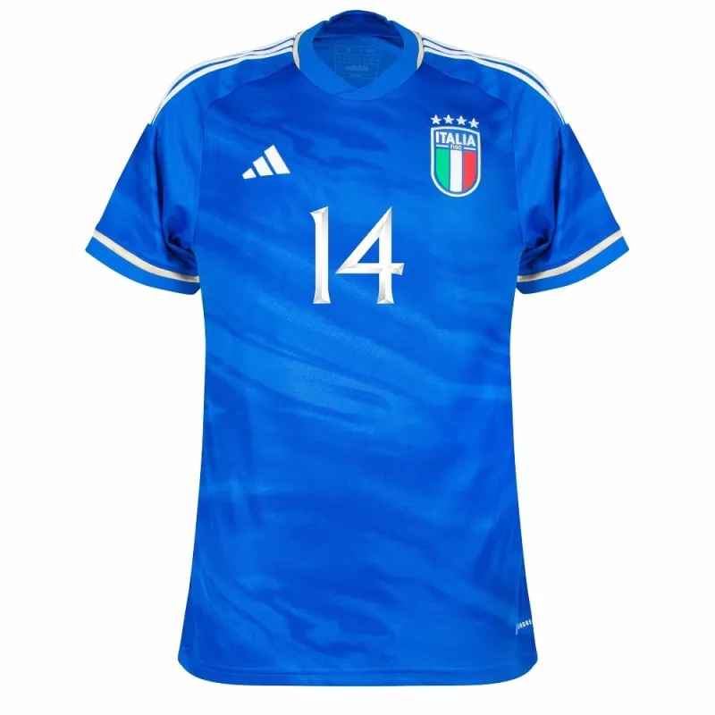 Chiesa's Italy 2023/24 Home Jersey - Blue