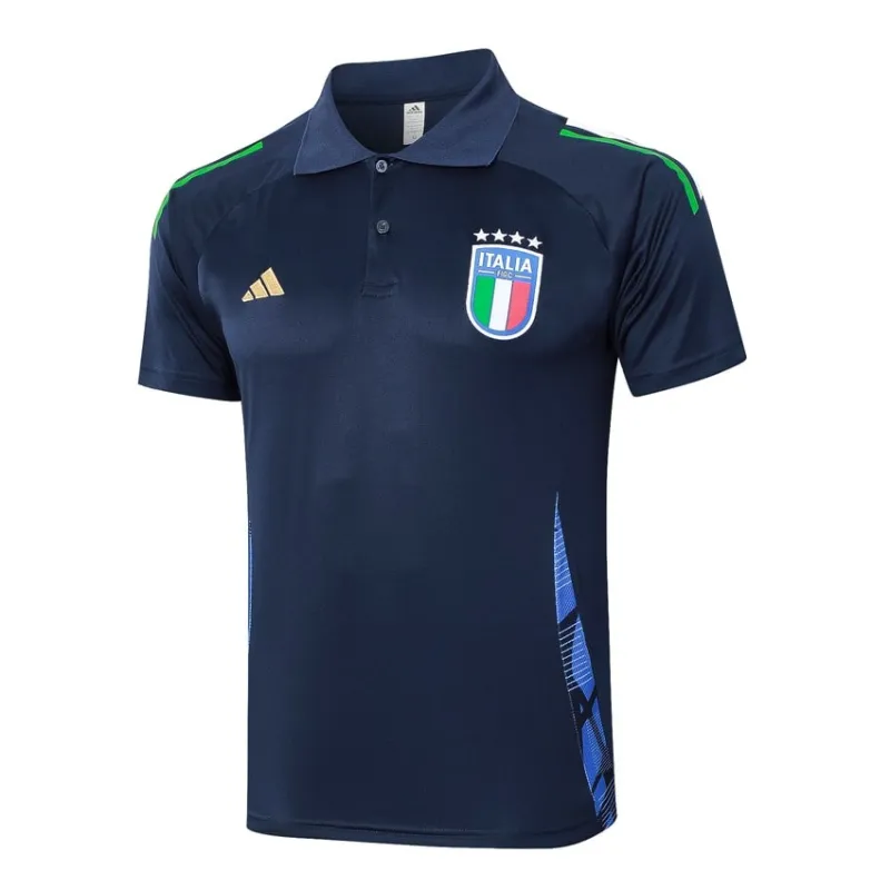 Italy's 2024/25 POLO sportswear + trousers - dark blue
