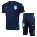 Italy's 2024/25 training suit + shorts - dark blue