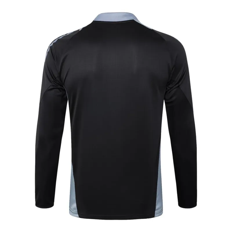 Tenue de sport à manches longues + pantalons d'Italie 2024/25 - noir