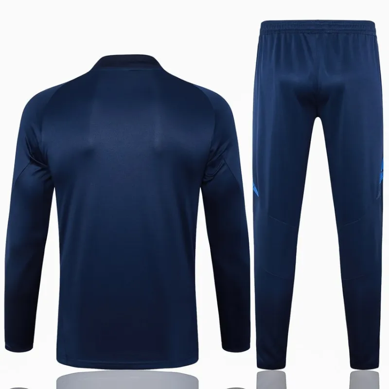 Italy's 2024/25 long-sleeved sportswear + pants - blue