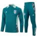 Tuta da sport a maniche lunghe + pantaloni d'Italia 2024/25 - verde